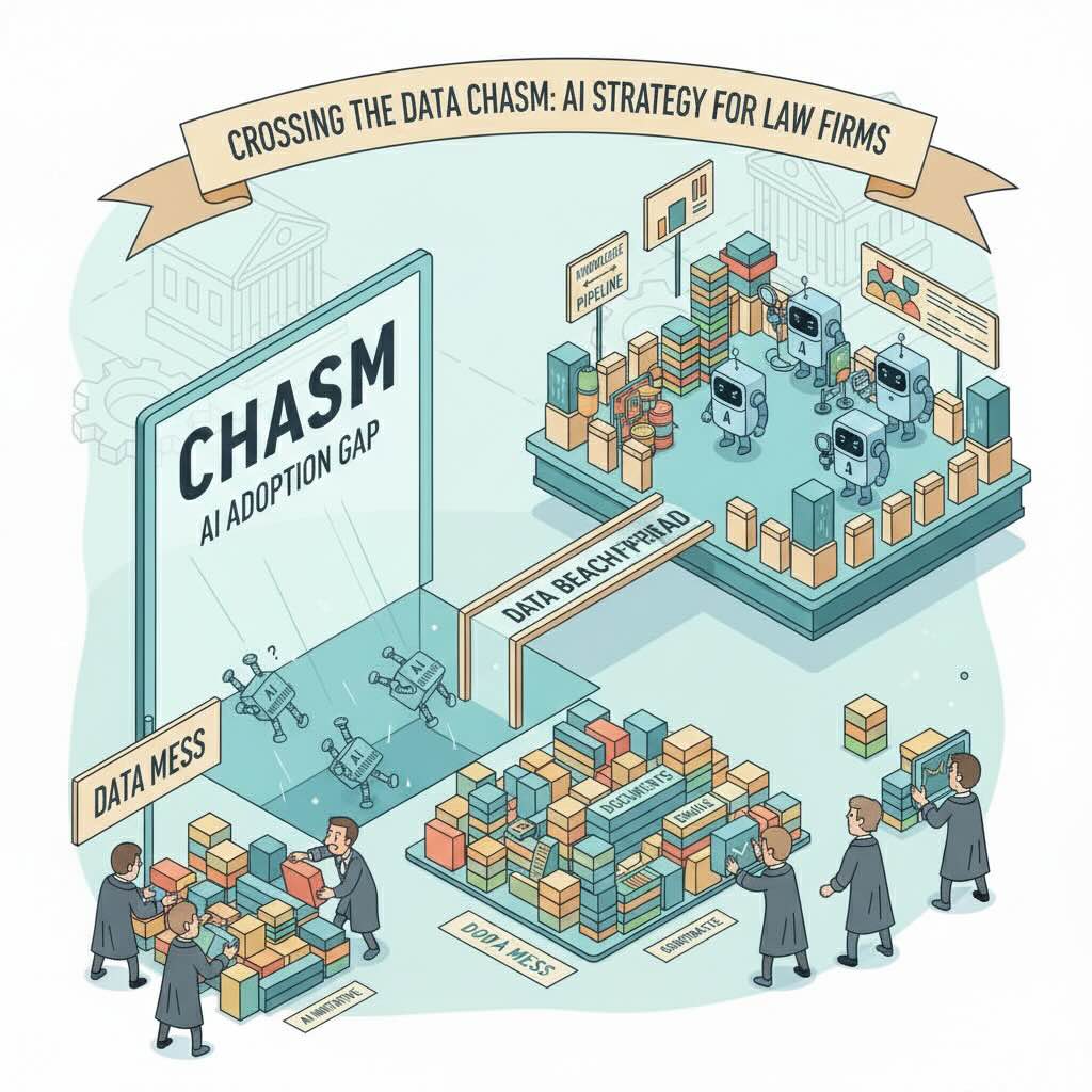 Crossing the Data Chasm: Why Your AI Strategy Needs a Data Beachhead First