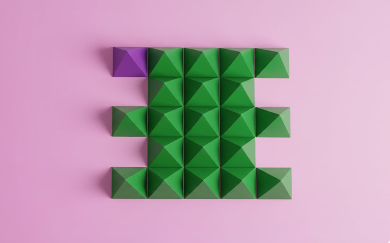 Purple legal technology team collaborating on legaltech solutions in modern studio environment